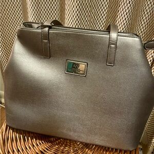 Versace 19v69  (by Abbigliamento Sportivo) Silver Gray Satchel, New without tags